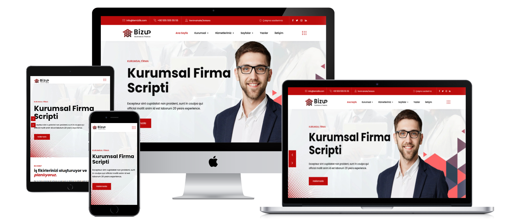 Kurumsal Firma Sitesi Yazılımı Scripti Eylem Yazılım