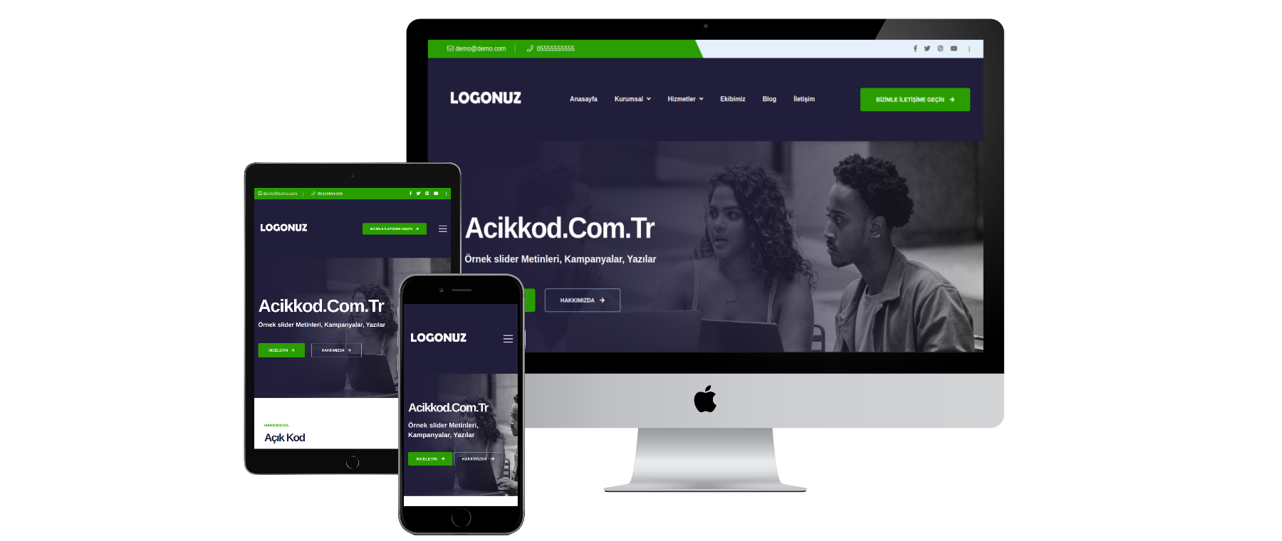 Kurumsal Responsive Kod2 Scripti